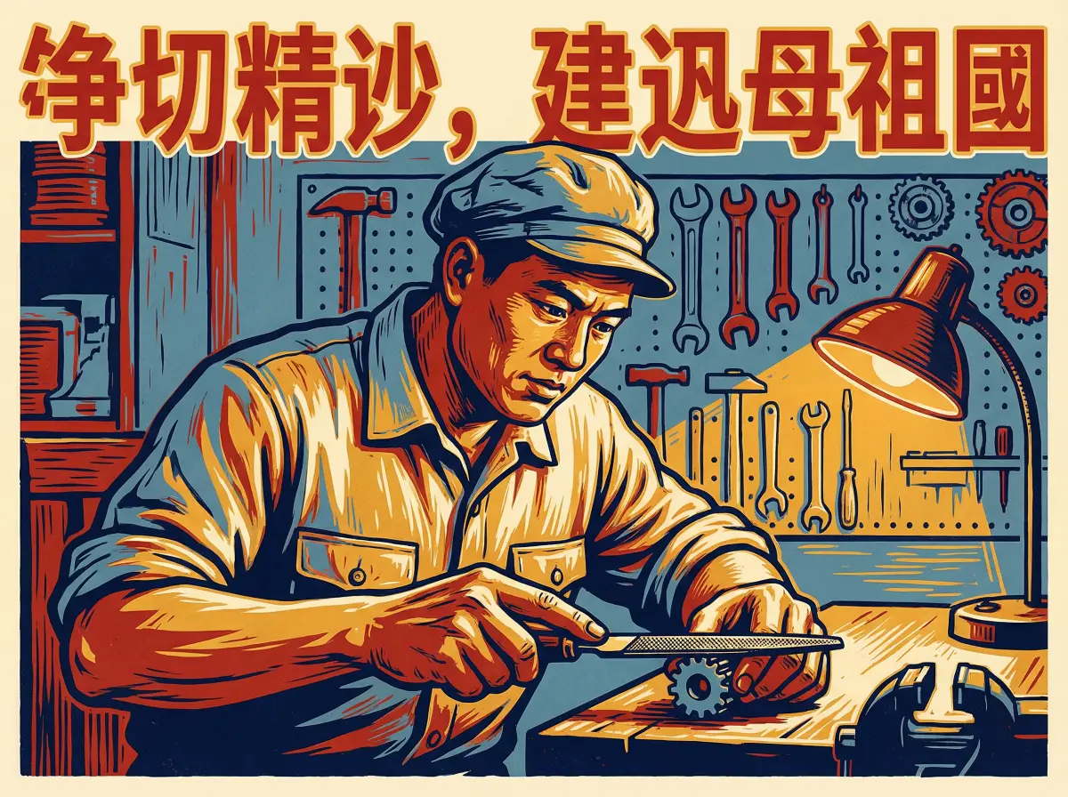 钳工大师张德勤 - 51动漫 先锋人物